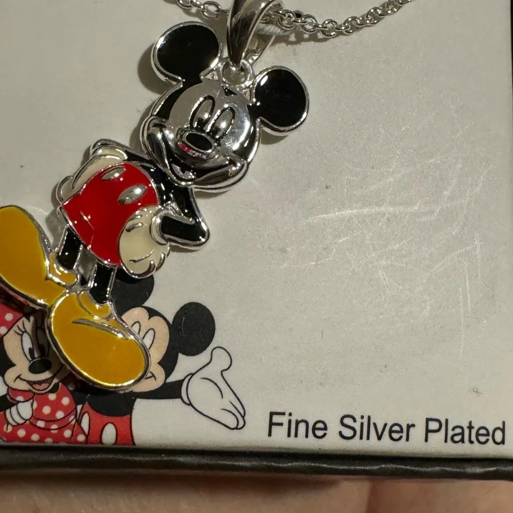Disney Necklace, Mickey Mouse fine jewelry collection new inbox 16” + 2”
